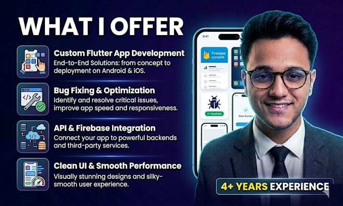 build a scalable flutter app for android and ios with firebase