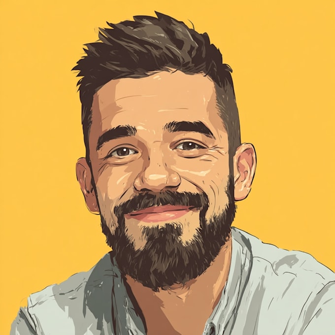 design vector cartoon portrait