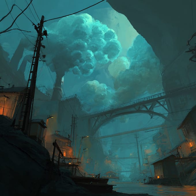 concept art for science fiction