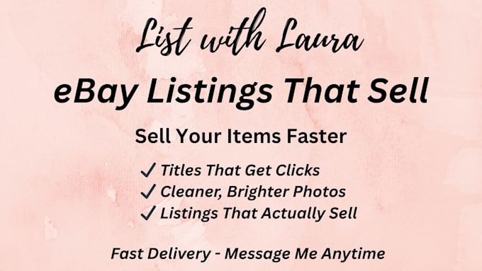 create high converting ebay listings that sell fast