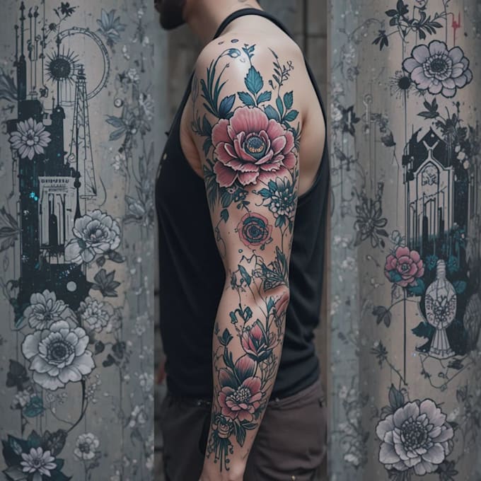 design professional tattoo and custom tattoo