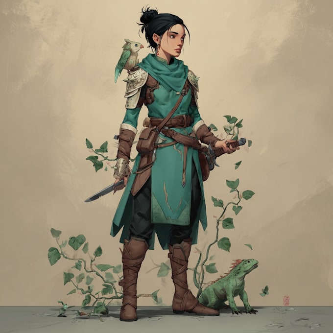 dnd character art and dnd character art