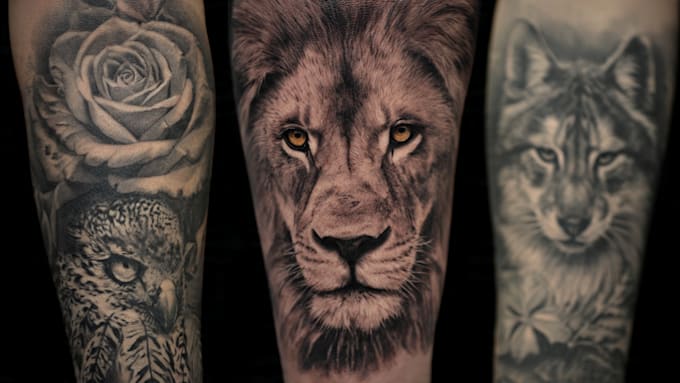 create custom and realism tattoo design