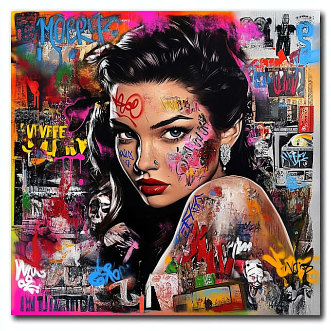 create premium wall mural or wallpaper for your living room