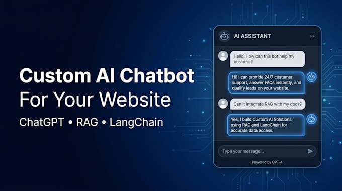 build a custom ai chatbot for your website