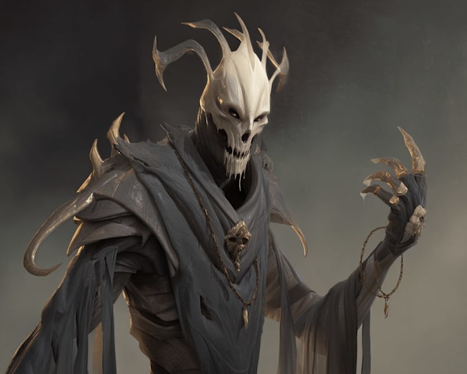 create horror character art and horror character design