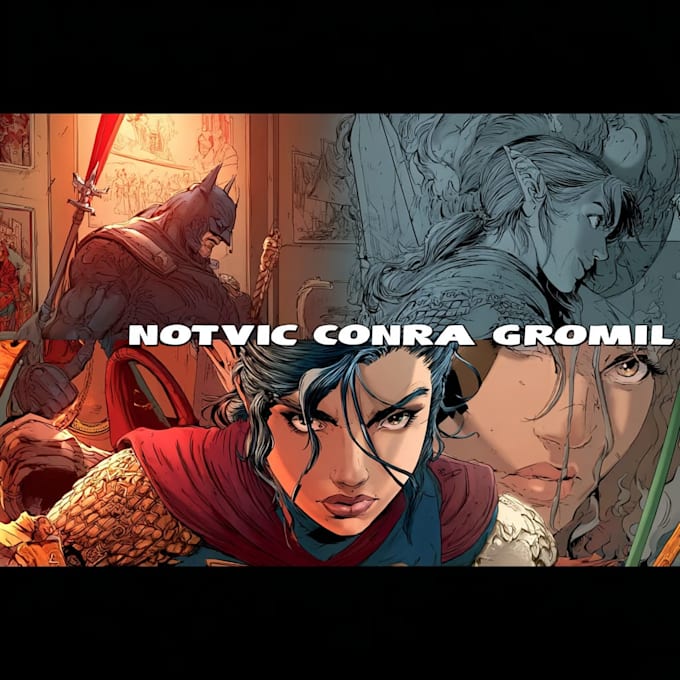 do professional coloring for your comic book illustration