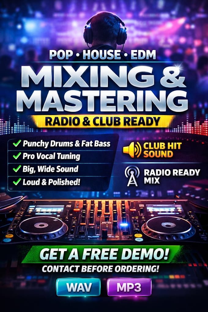do ghost production pop, edm, house, hip hop songs,