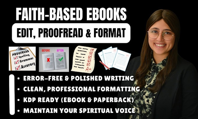 edit, proofread, format faith based ebook, christian devotional prayer book