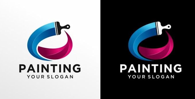 design a graffiti logo with real spray paint textures