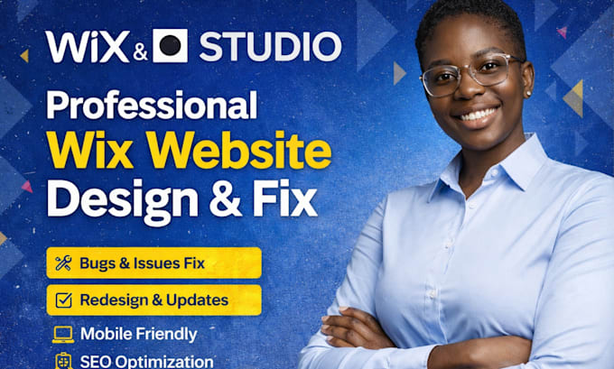 fix wix website, wix mobile responsive, edit wix, wix studio, wix cms, wix seo