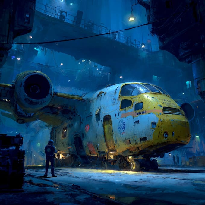 do complete mecha concept arts