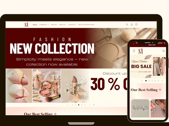 create shopify store, build shopify website design, shopify dropshipping