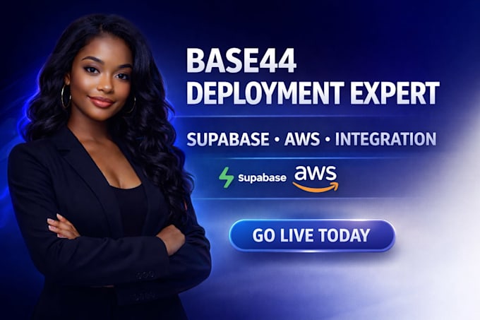 deploy base44 app base44 integration supabase aws base44 web app emergent app