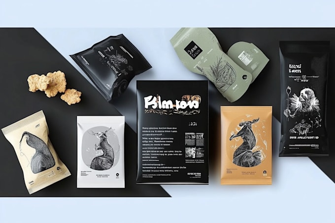 design minimalist packaging illustration