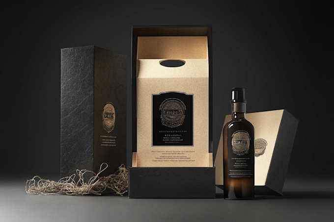 box design, label design, and pouch design