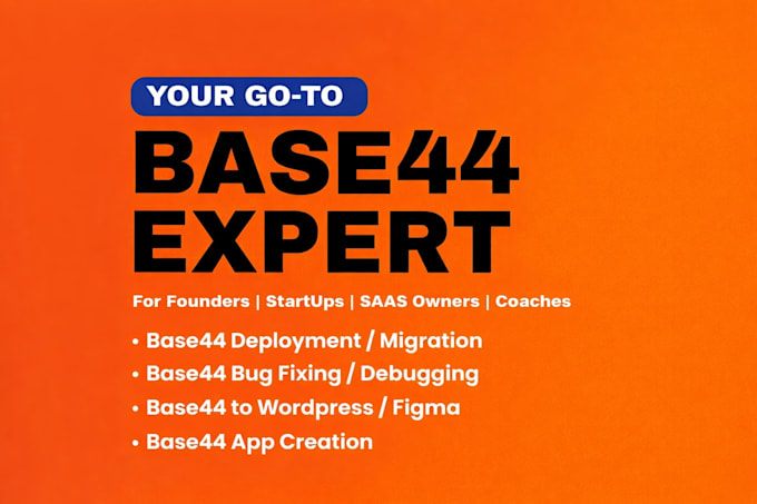 base44 expert migrate base44 to wordpress fix base44 web app base44 bug fixing