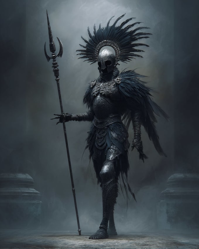 create a dark, horror, underground art illustration