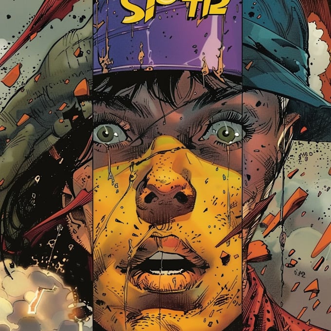 comic book illustration, comic graphic
