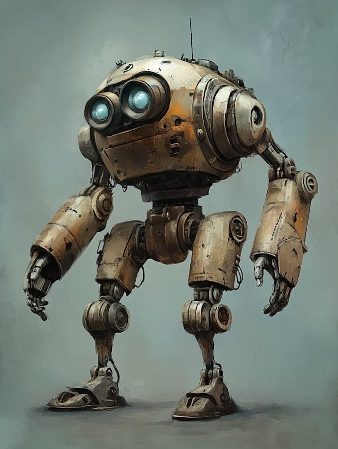 mecha or futuristic concept character