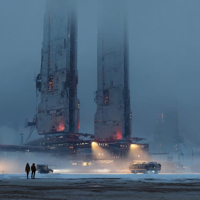 concept art for science fiction