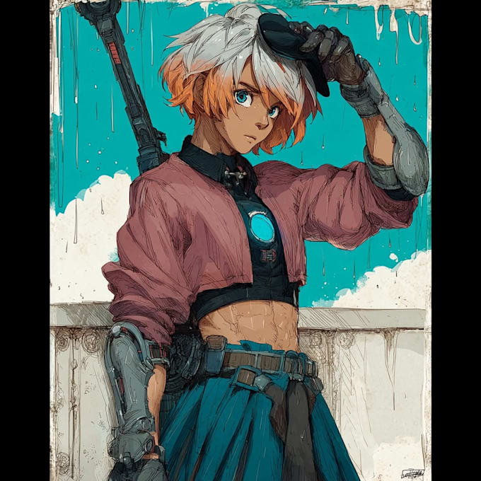 Draw original character, fanart in anime style by Carson_wilt06 | Fiverr