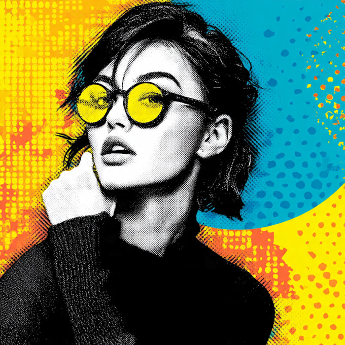 turn your photo into a pop art design