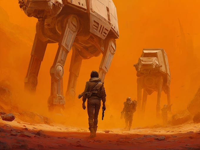 drawing your sci fi and star wars character