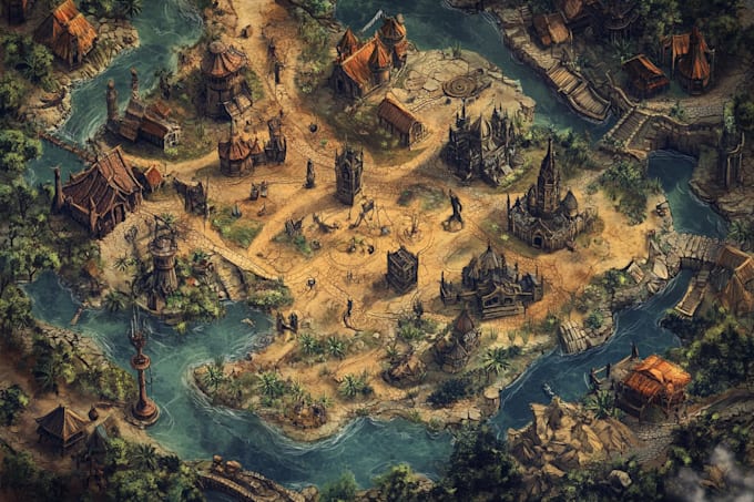 make your fantasy map for rpg