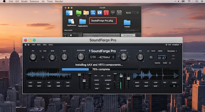 develop vst audio plugin, software installation, macos, ux design, aax plugin