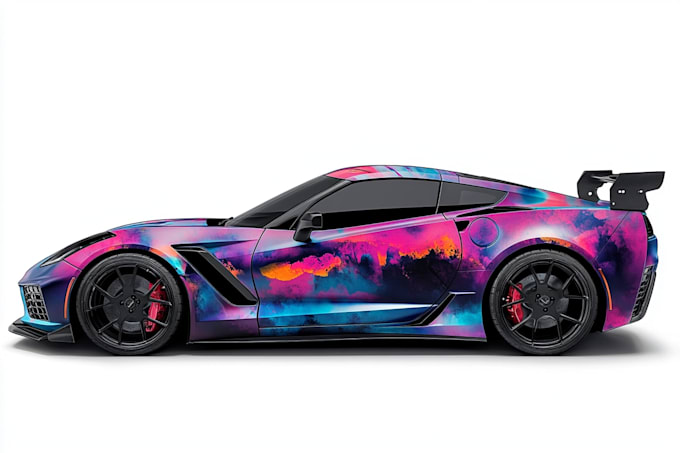 design professional car wrap, van wrap any vehicle wrap