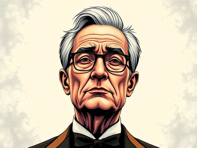 draw the wsj style hedcut portrait illustration