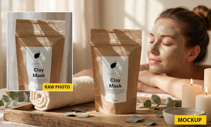 create luxury skincare product mockups for branding and ads