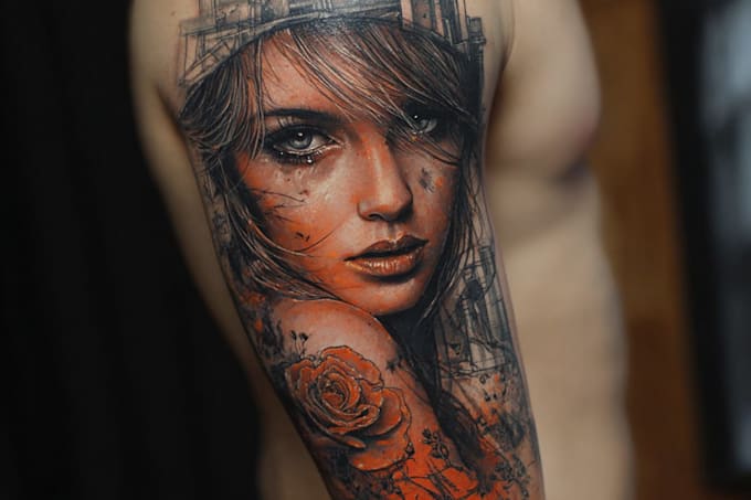create bold traditional tattoo designs and flash art
