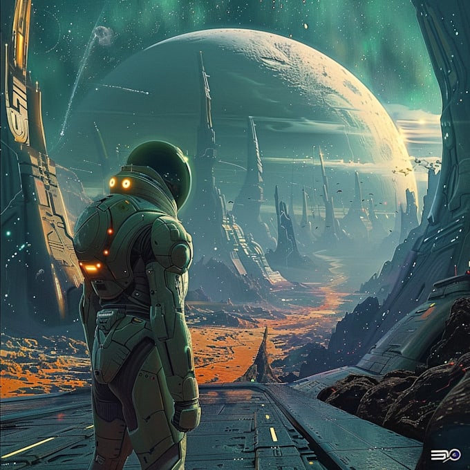 design sci fi illustration and sci fi sci fi illustration
