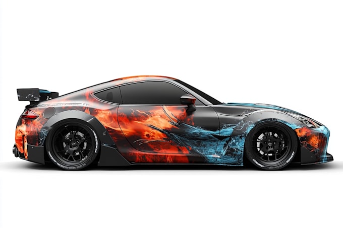 create professional car wrap , vehicle wrap