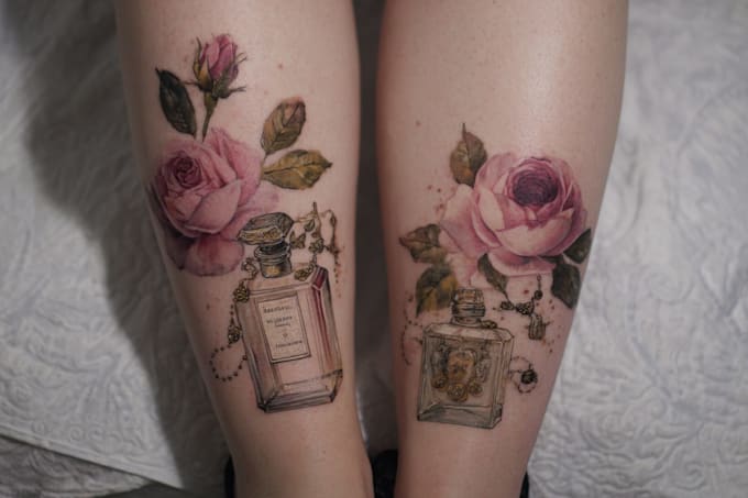 create professional tattoo design in realism style