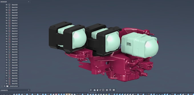 create 3d cad models for mechanical design