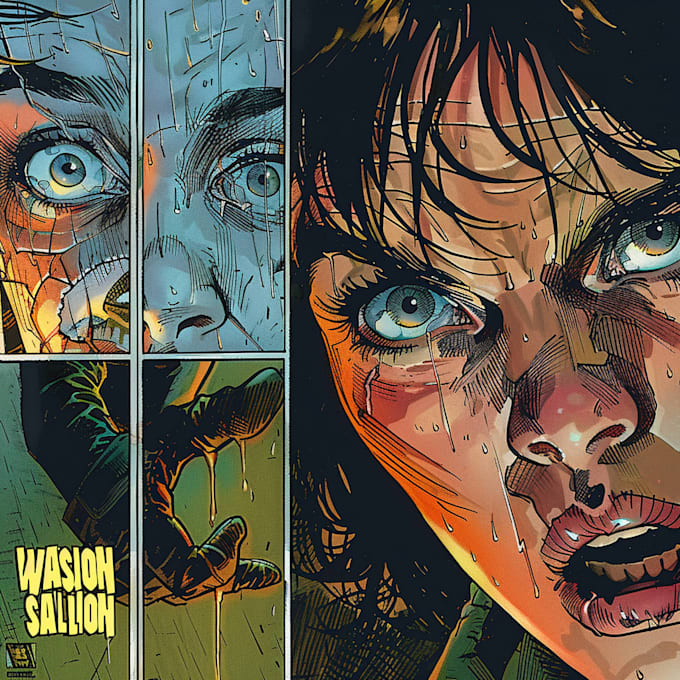 comic book illustration with comic book illustrator