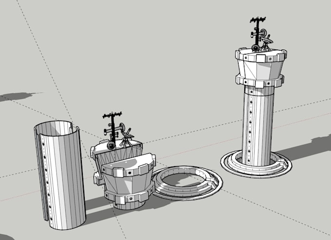 create 3d models on sketchup