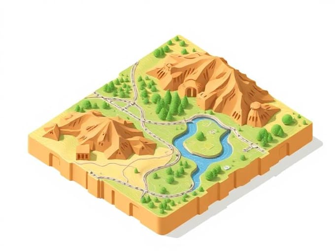 do high quality vector map and isometric maps illustrations