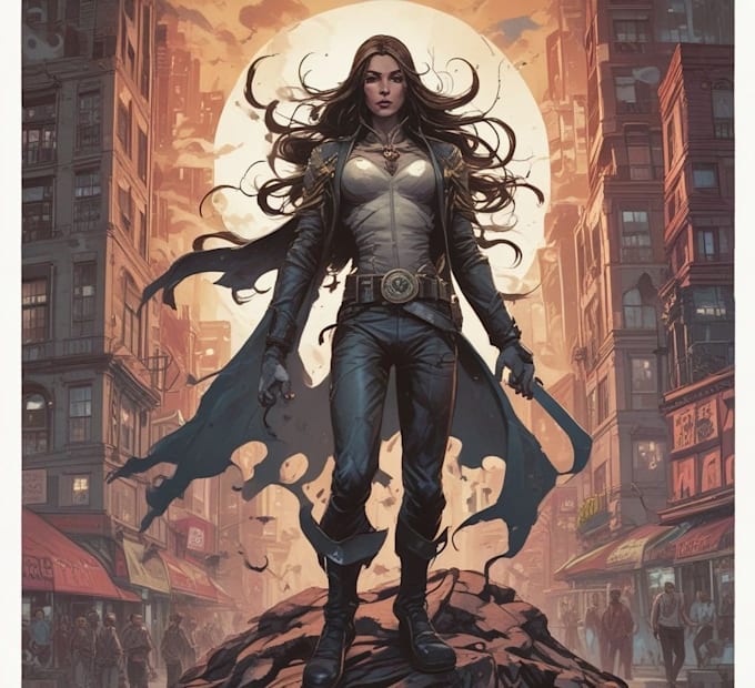 design comic book illustration