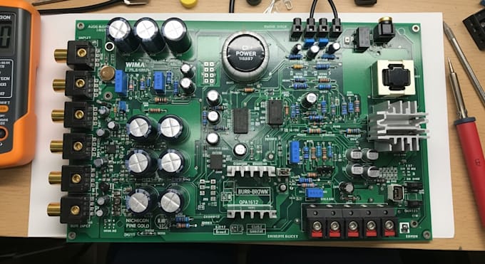 design and fabricate an audio pcb