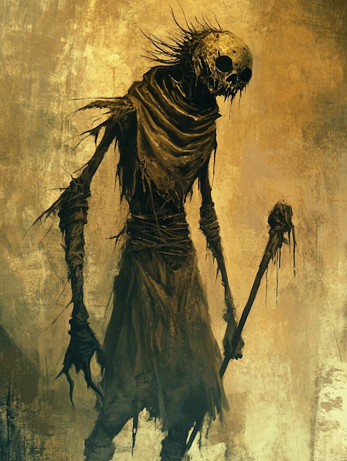 design a terrifying and original horror character