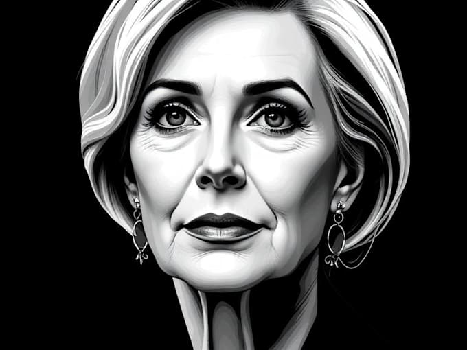 make a hedcut wsj style portrait from a photo for you