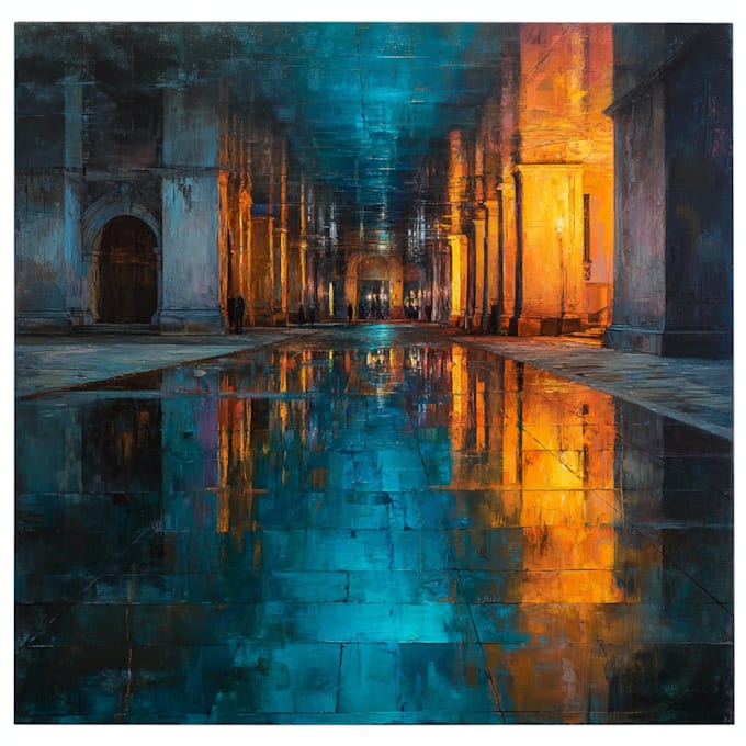 Paint a real oil painting on canvas by Wesouliobe | Fiverr
