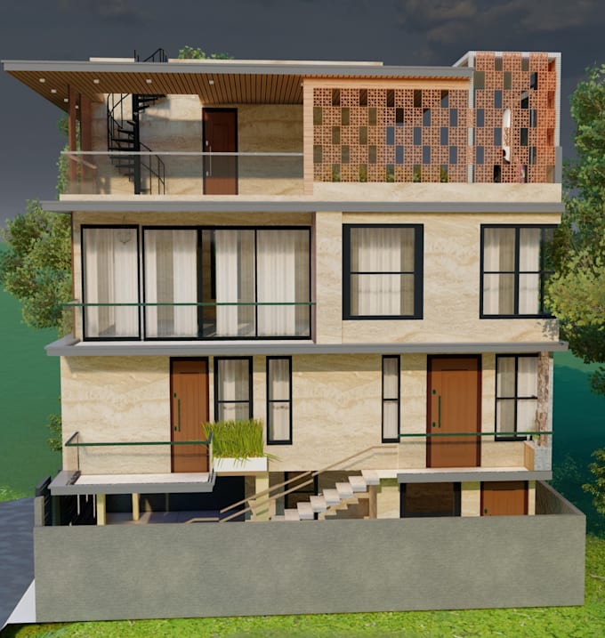 do good quality interior and landscaping 3d videos