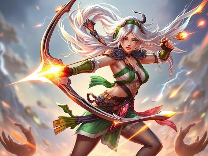 shape stunning dnd fantasy rpg character paintings with cosmic elements
