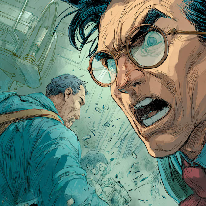 illustrate your comic book characters and scenes