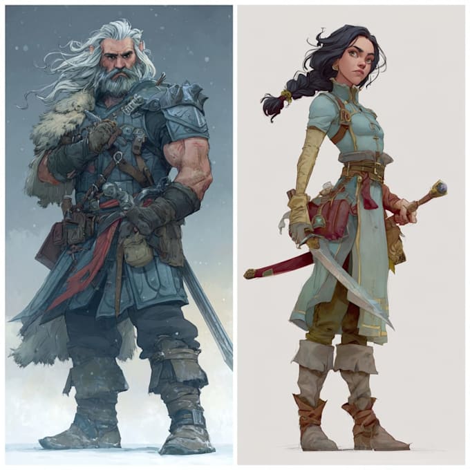 character art and dnd character art